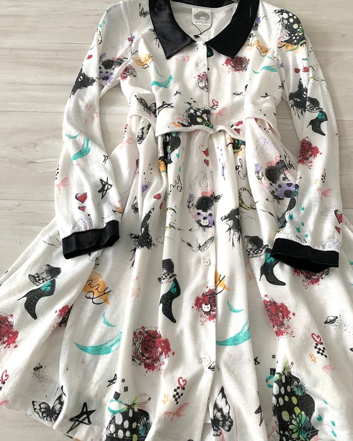 Scolar kitch nerd midi dress 상품이미지8