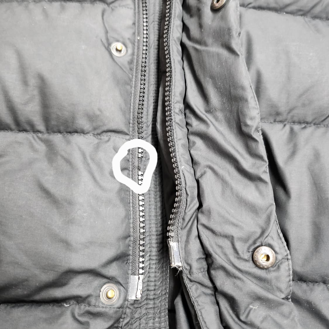 나이키 정품 롱패딩 XL 사이즈 지퍼고장 상품이미지5