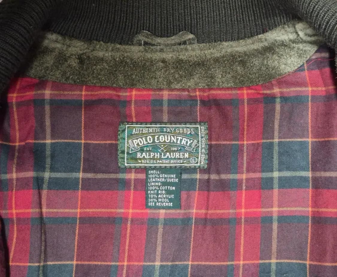 90s
'POLO COUNTRY'
Suede Bomber Jacket 상품이미지7