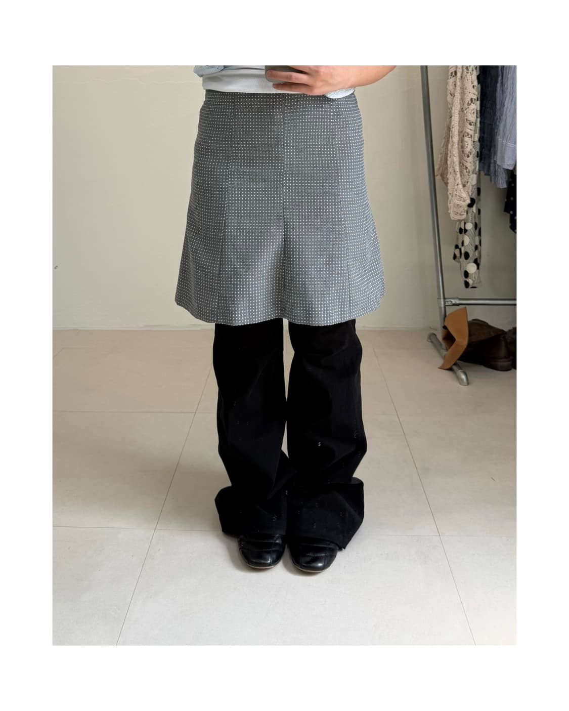 빈티지 미디 스커트 상품이미지1