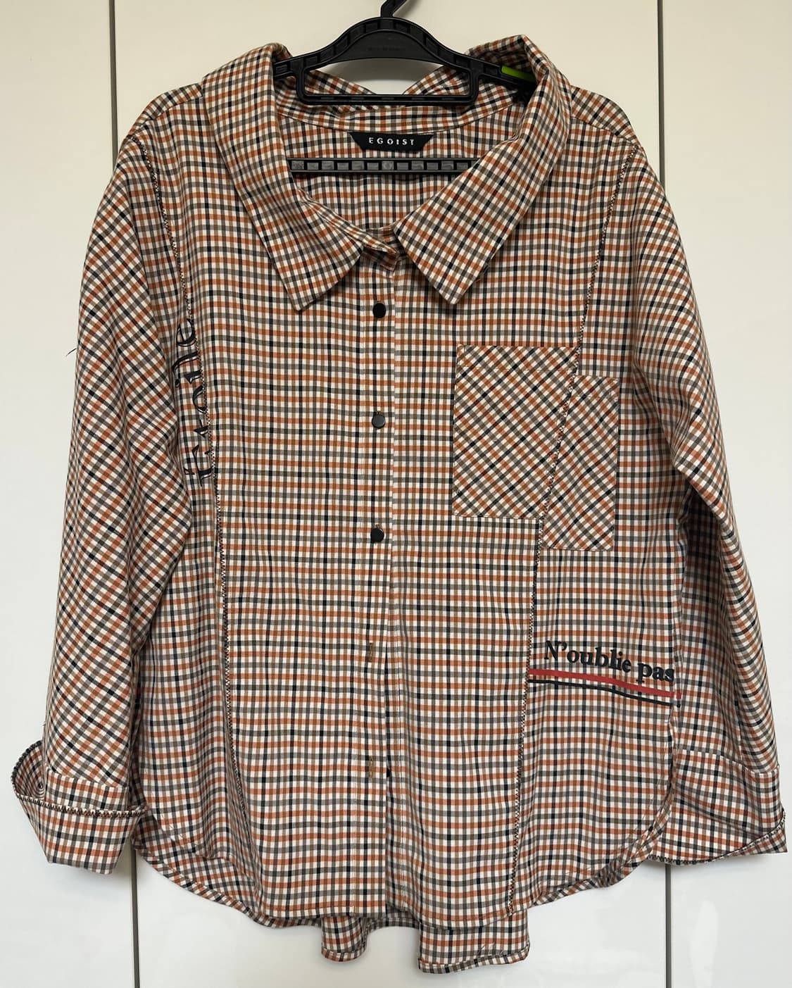 EGOIST 에고이스트 체크 블라우스겸셔츠 상품이미지1