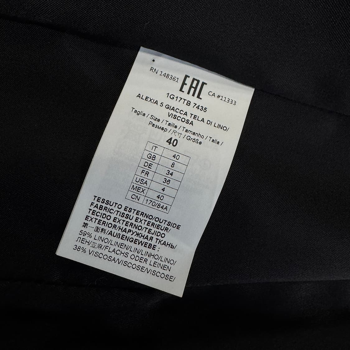 핀코 PINKO 골드 버튼 블레이저 상품이미지6