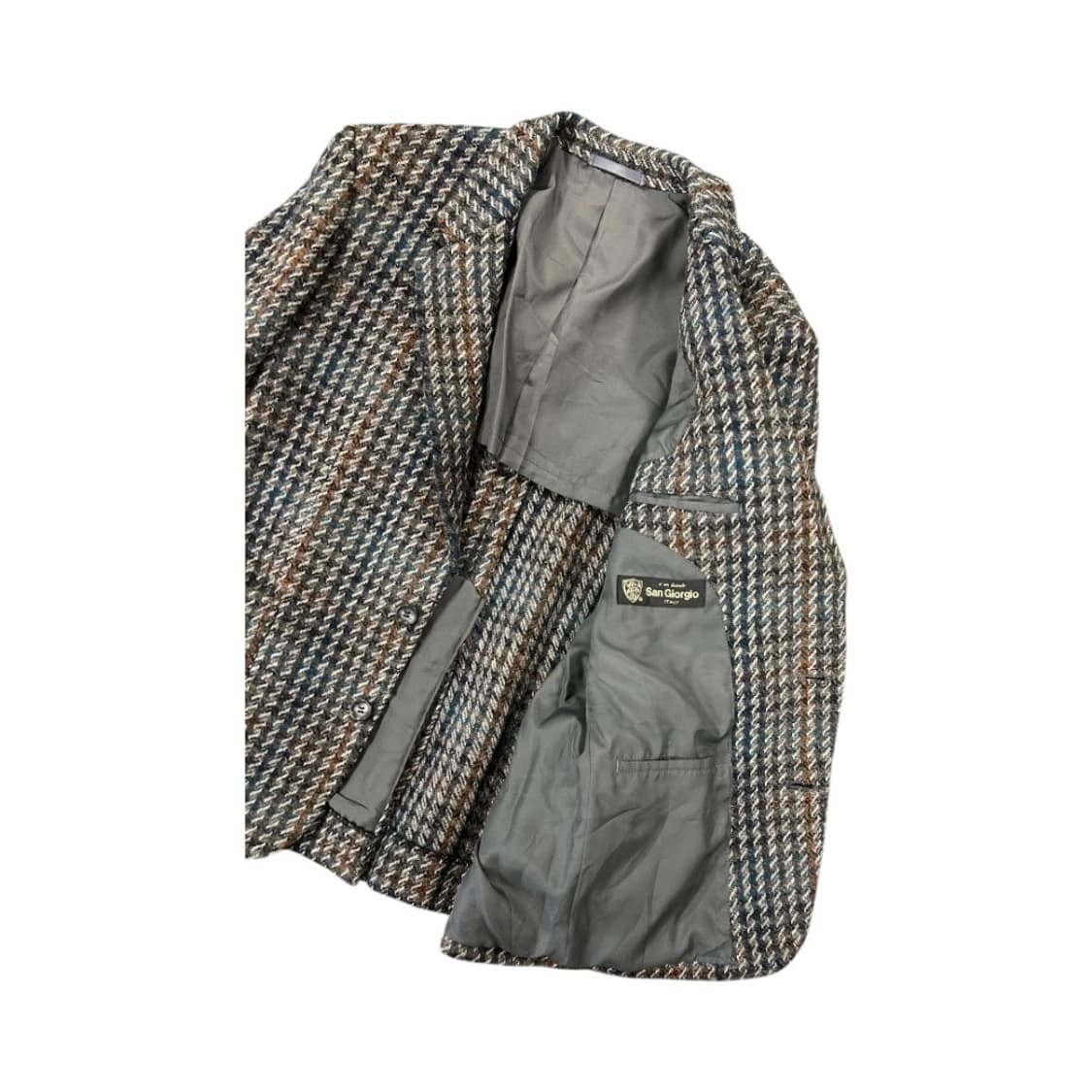 M) 산지오르지오 멀티컬러 하운드투스 울 블레이저 OB-010 상품이미지3