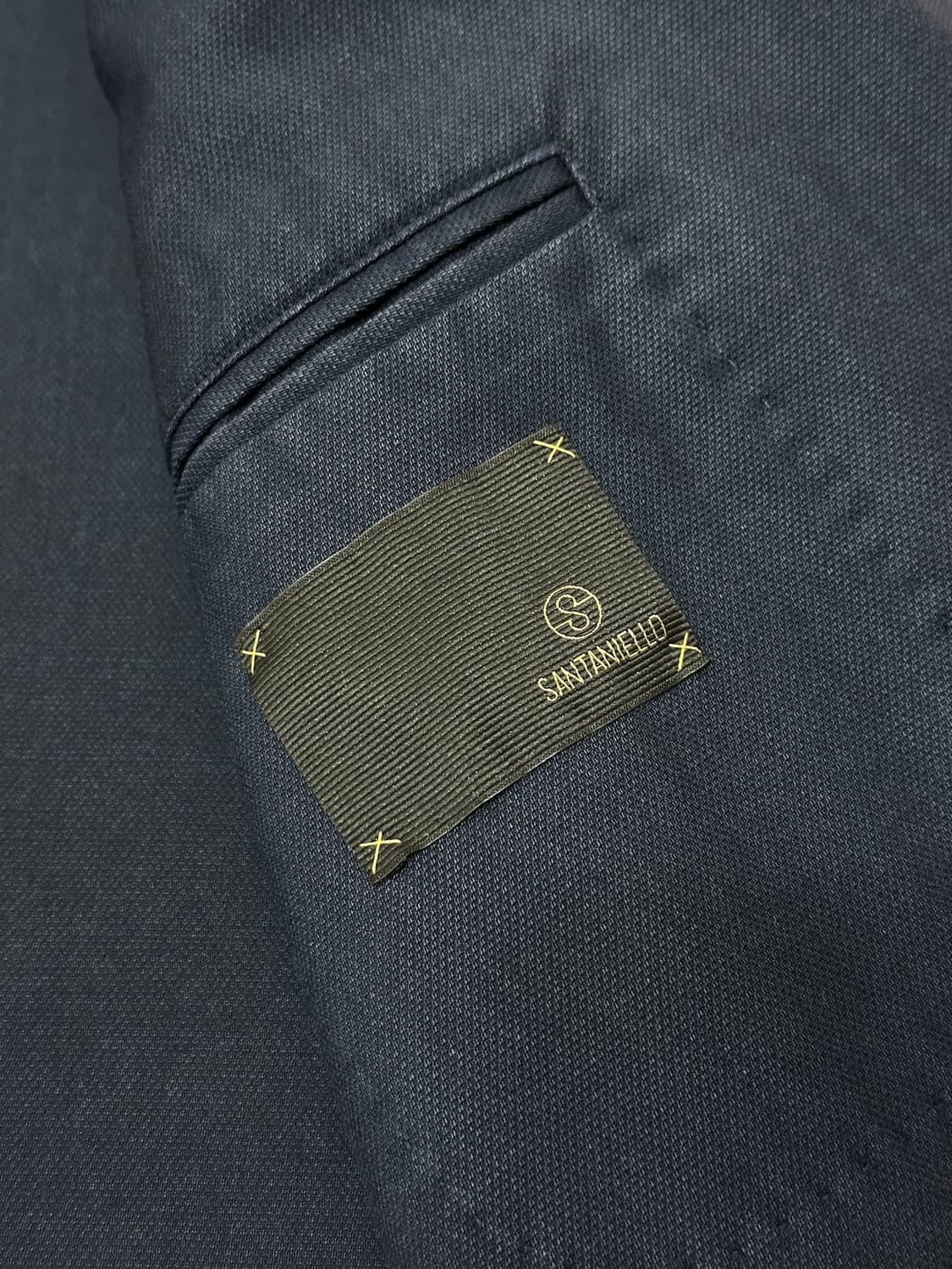 [새제품] 🇮🇹산타니엘로 이태리메이드 테일러 자켓 네이비 54 상품이미지5