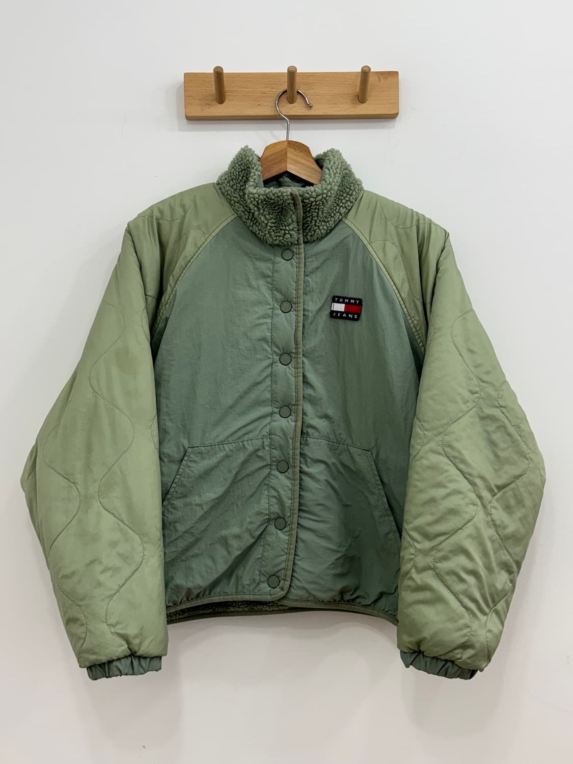 타미진스 리버서블 투웨이 뽀글이 패딩 상품이미지1