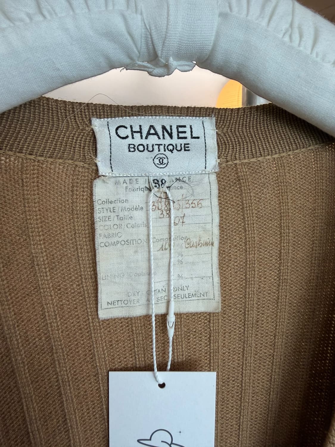 샤넬 87FW 캐시미어 가디건 상품이미지6