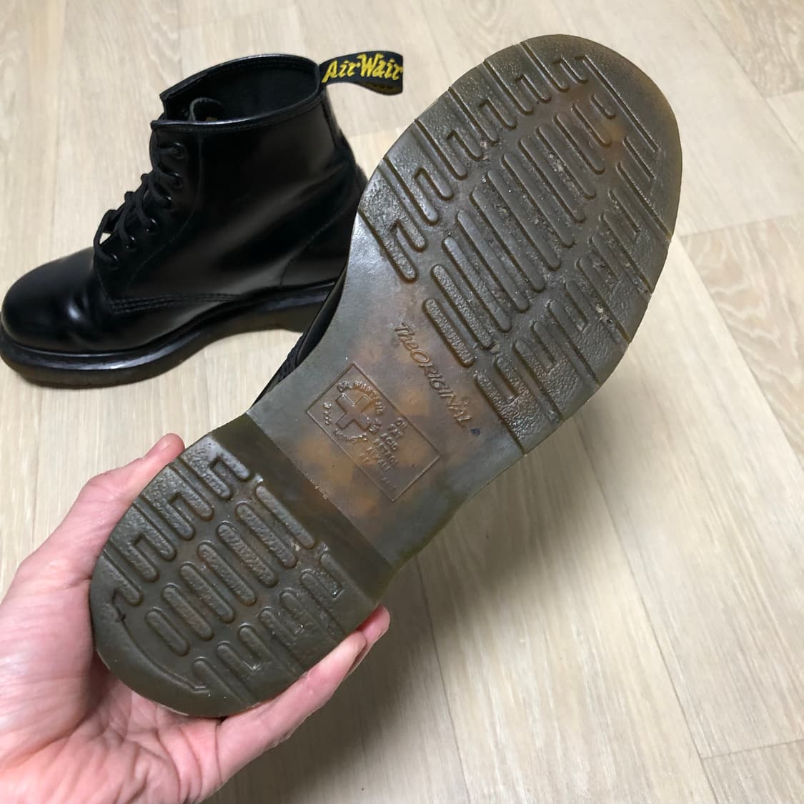 (250) 닥터마틴 Dr.martens 101 6홀 블랙 스무스 부츠 상품이미지10