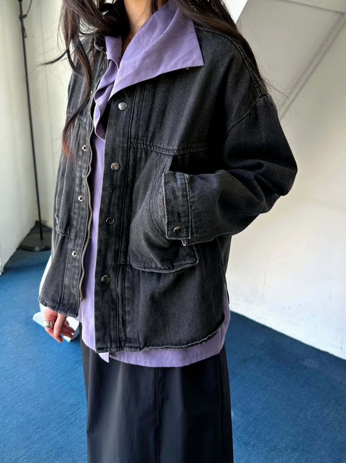 Denim utility pocket design blouson 상품이미지7