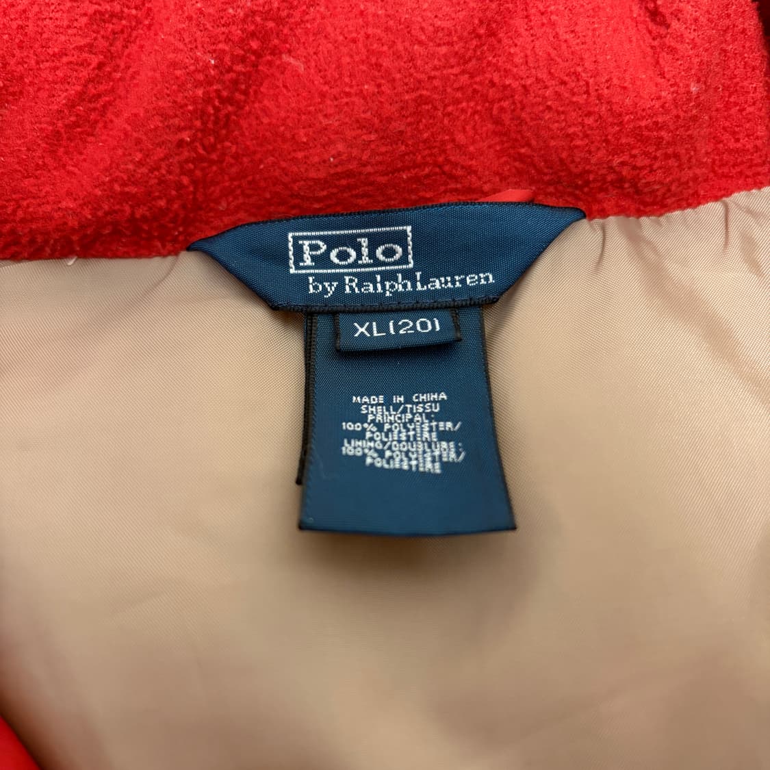 폴로 랄프로렌 빈티지레드 푸퍼 패딩 상품이미지3