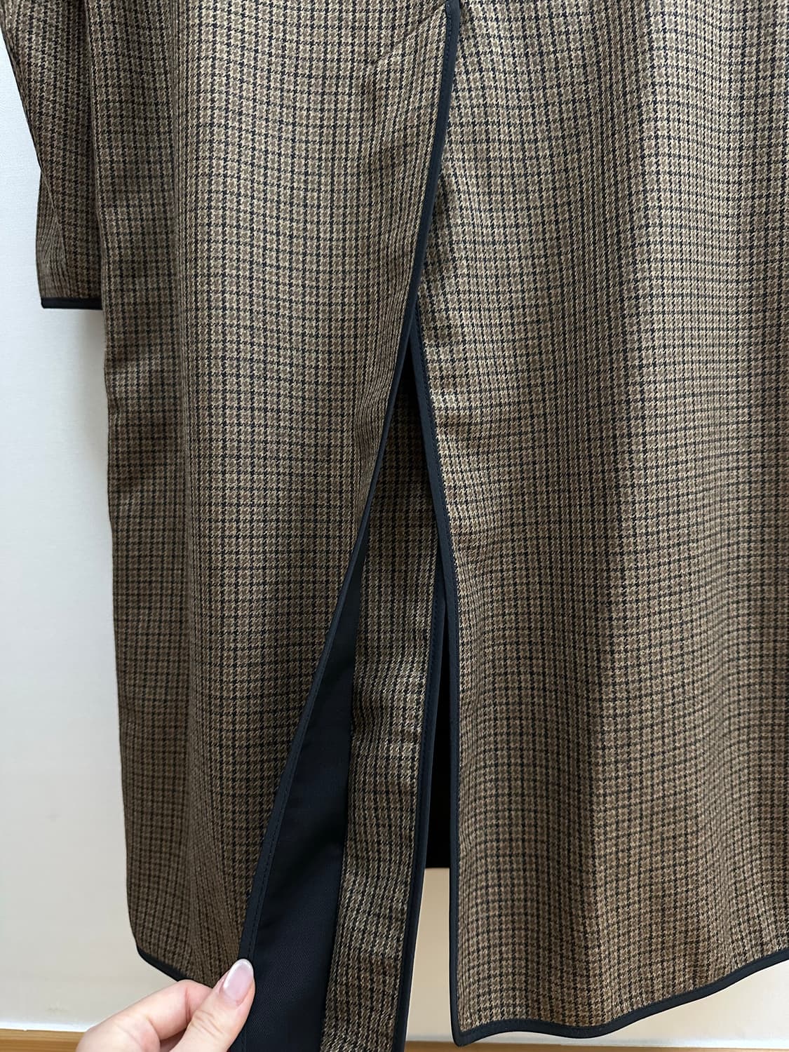 버버리 Burberry 리버서블 남성 울코트 (새상품) 상품이미지5