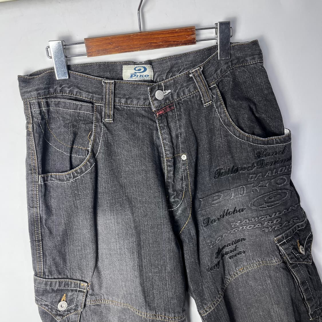 [PIKO] 피코 올드스쿨 카고 데님팬츠 상품이미지3