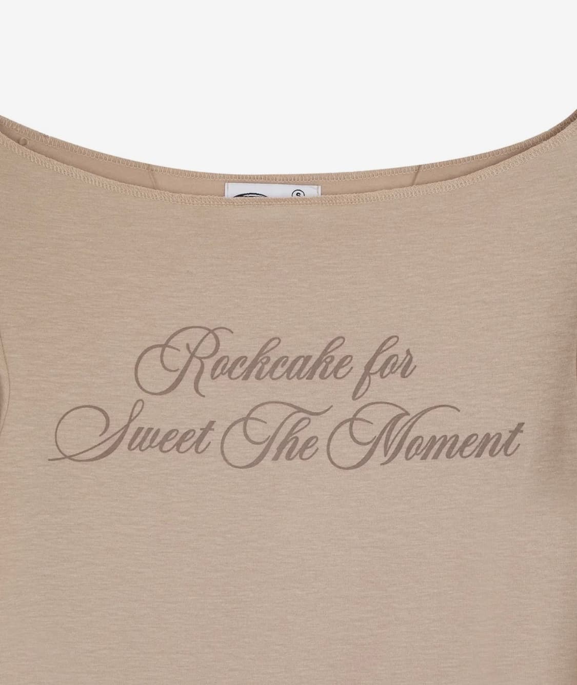 락케이크 메쉬 탑(베이지) 상품이미지3