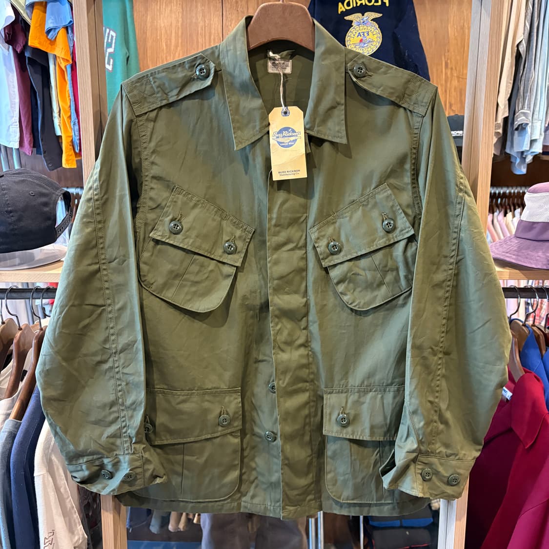 버즈릭슨 Combat Tropical Jacket Olive 상품이미지1
