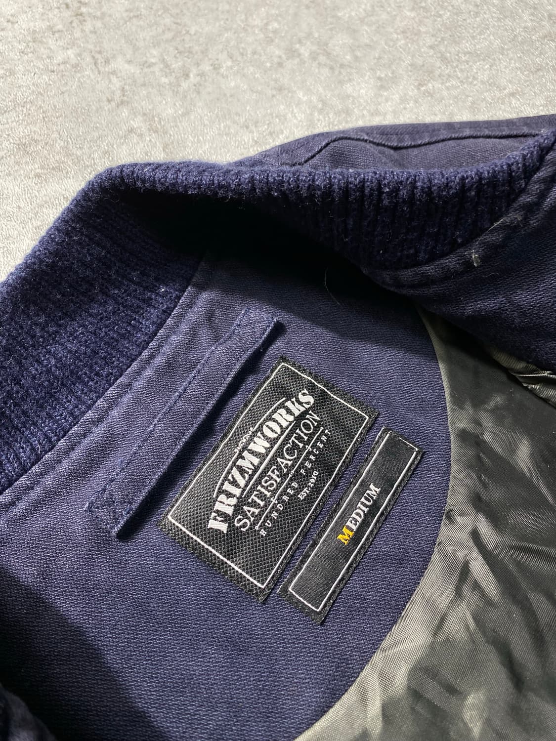 [M] 프리즘웍스 투웨이 네이비 코튼 MA-1 자켓 상품이미지8