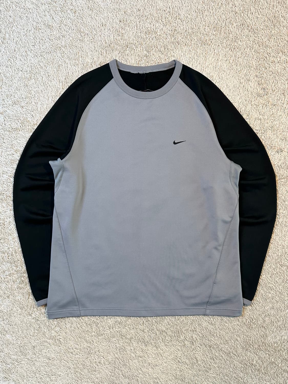 00's 나이키 올드스쿨 스우시 배색 롱슬리브 긴팔 상품이미지1