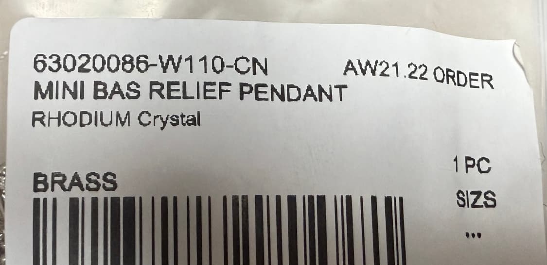 비비안웨스트우드 미니바스 릴리프 목걸이 실버 상품이미지4