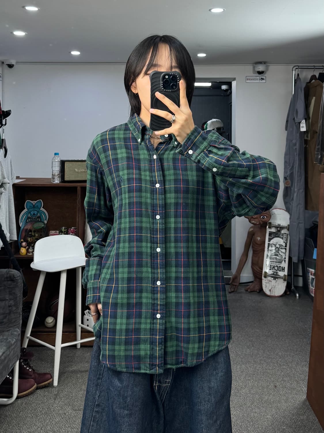 폴로 랄프로렌 그린체크셔츠 상품이미지5