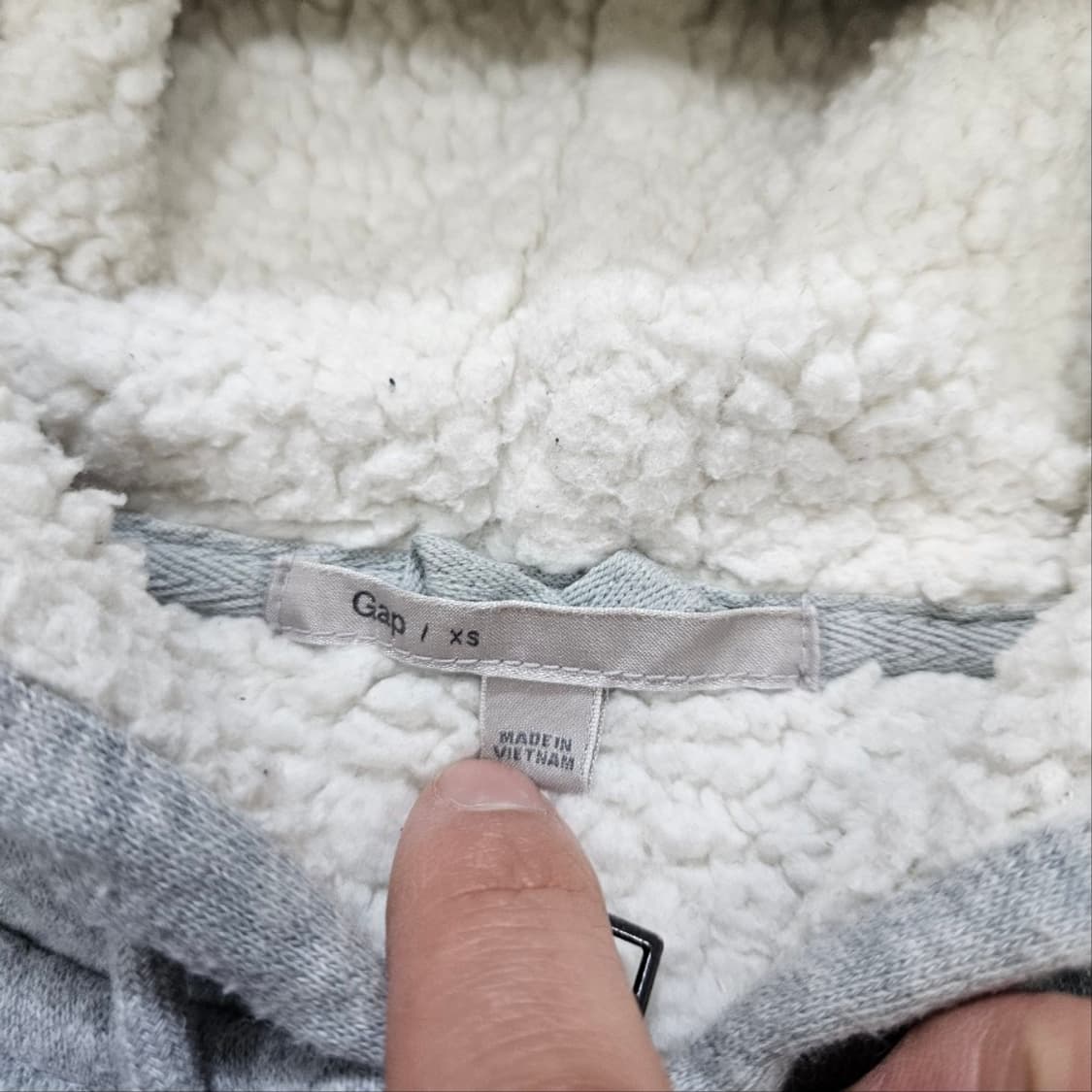 갭 쉐르파 후드 집업 XS 상품이미지5