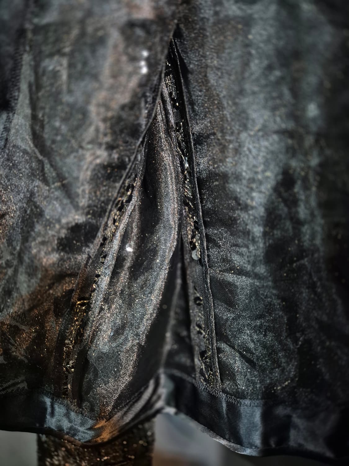 Roberto Capucci 꽃무늬 금빛 스팽글 자수 시스루 자켓 S 상품이미지8