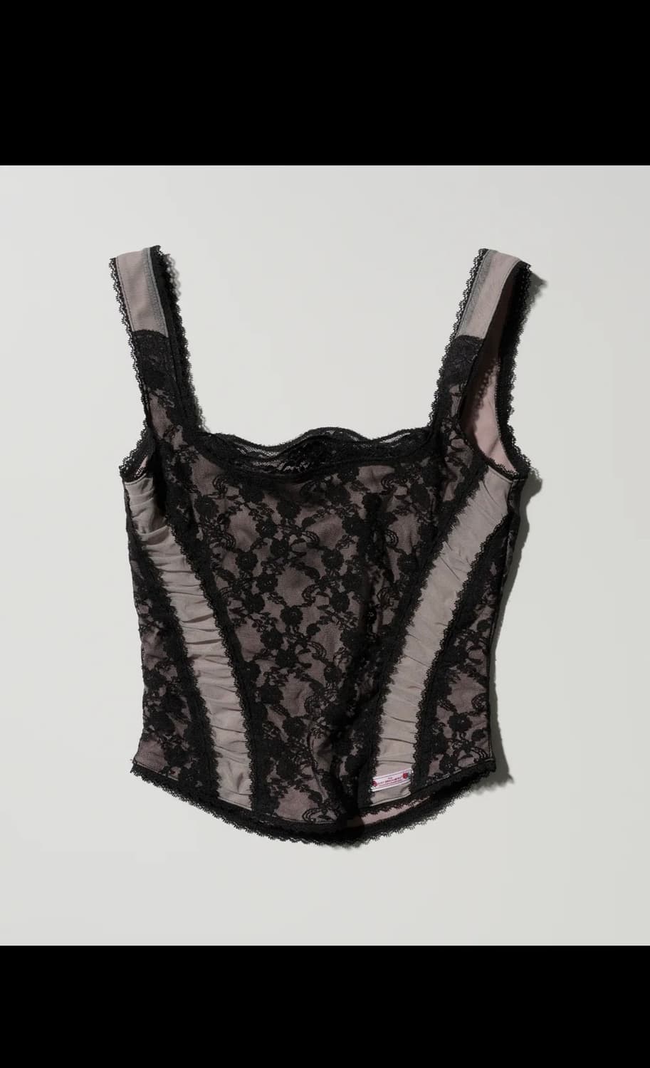 스컬프터 Team Mary Corset Top Black/Blush 상품이미지2