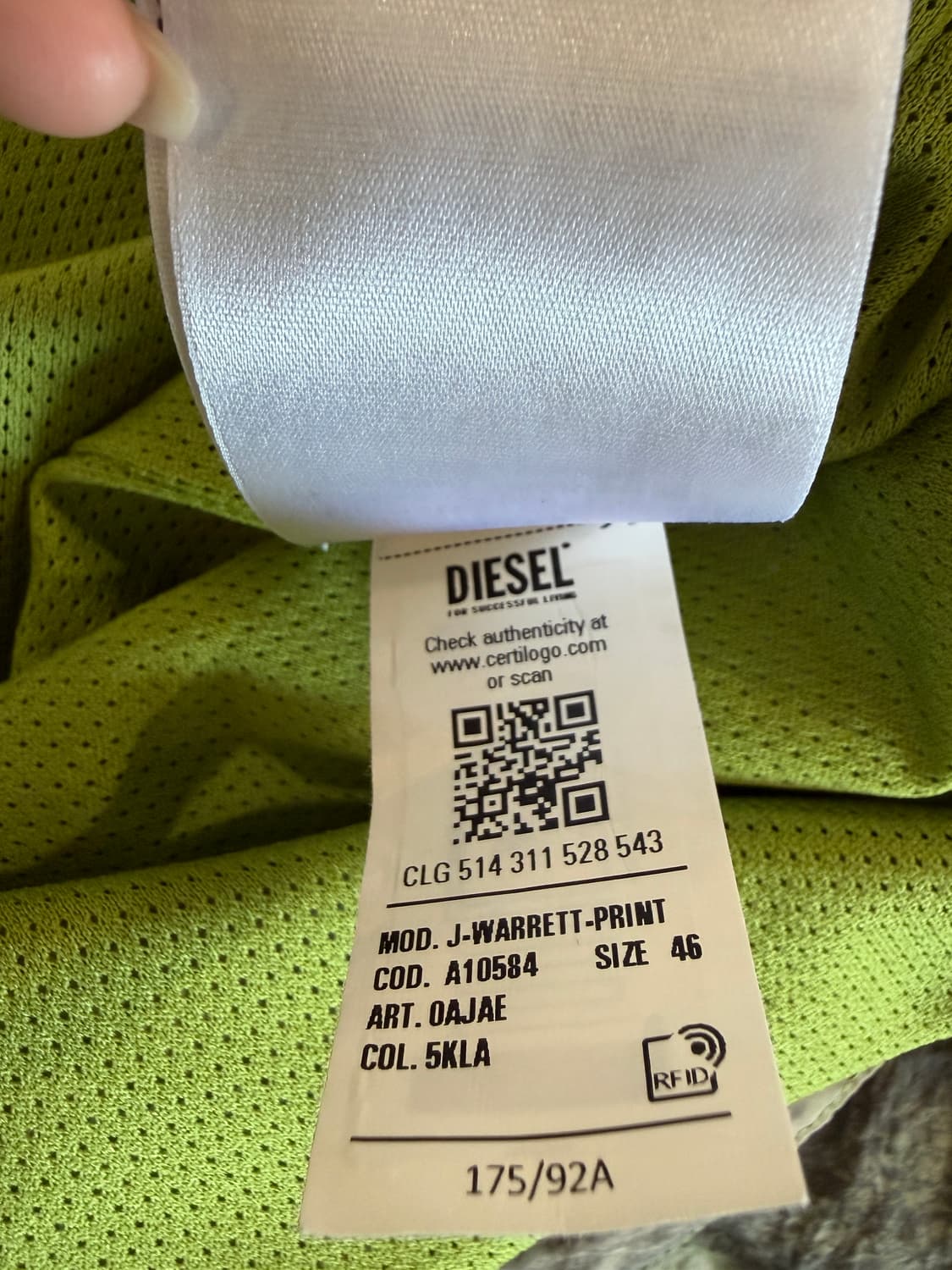 DIESEL 디젤 와레트 프린팅 자켓 상품이미지7