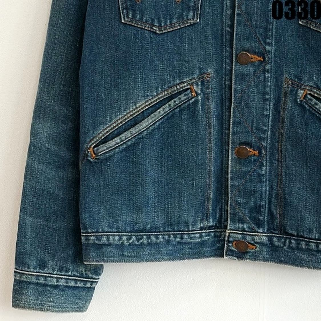 랭글러 Wrangler 124MJ 웨스턴 데님 자켓 L 0330 상품이미지3