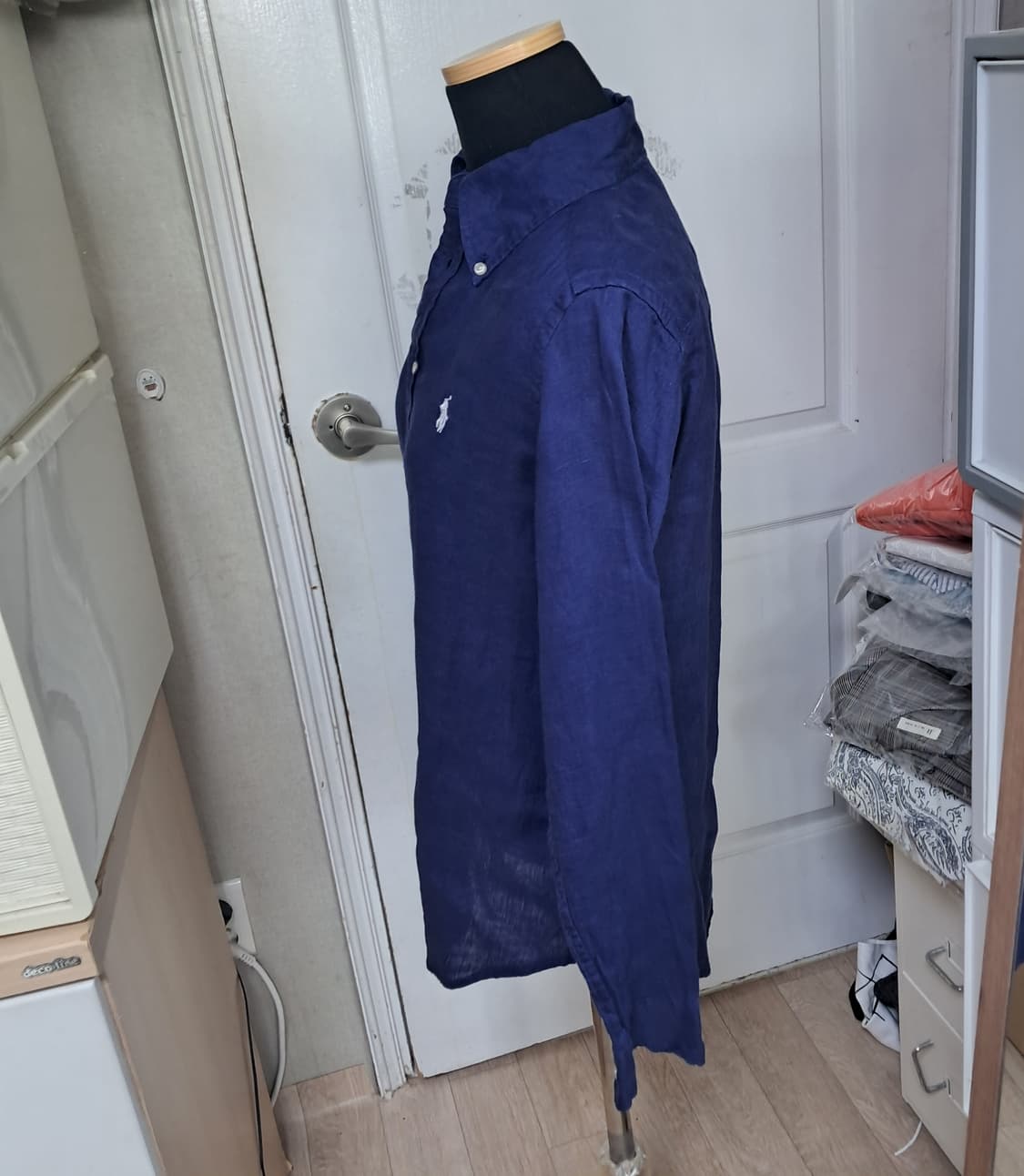 폴로 랄프로렌 클래식핏 린넨 셔츠 XS(155/80) 상품이미지2