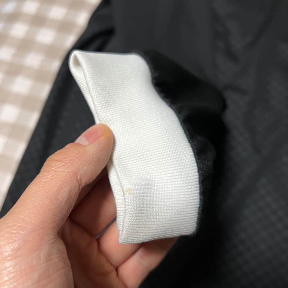 1993 스튜디오 체크패턴 긴팔티 블랙 검정 패턴 체크 상품이미지4