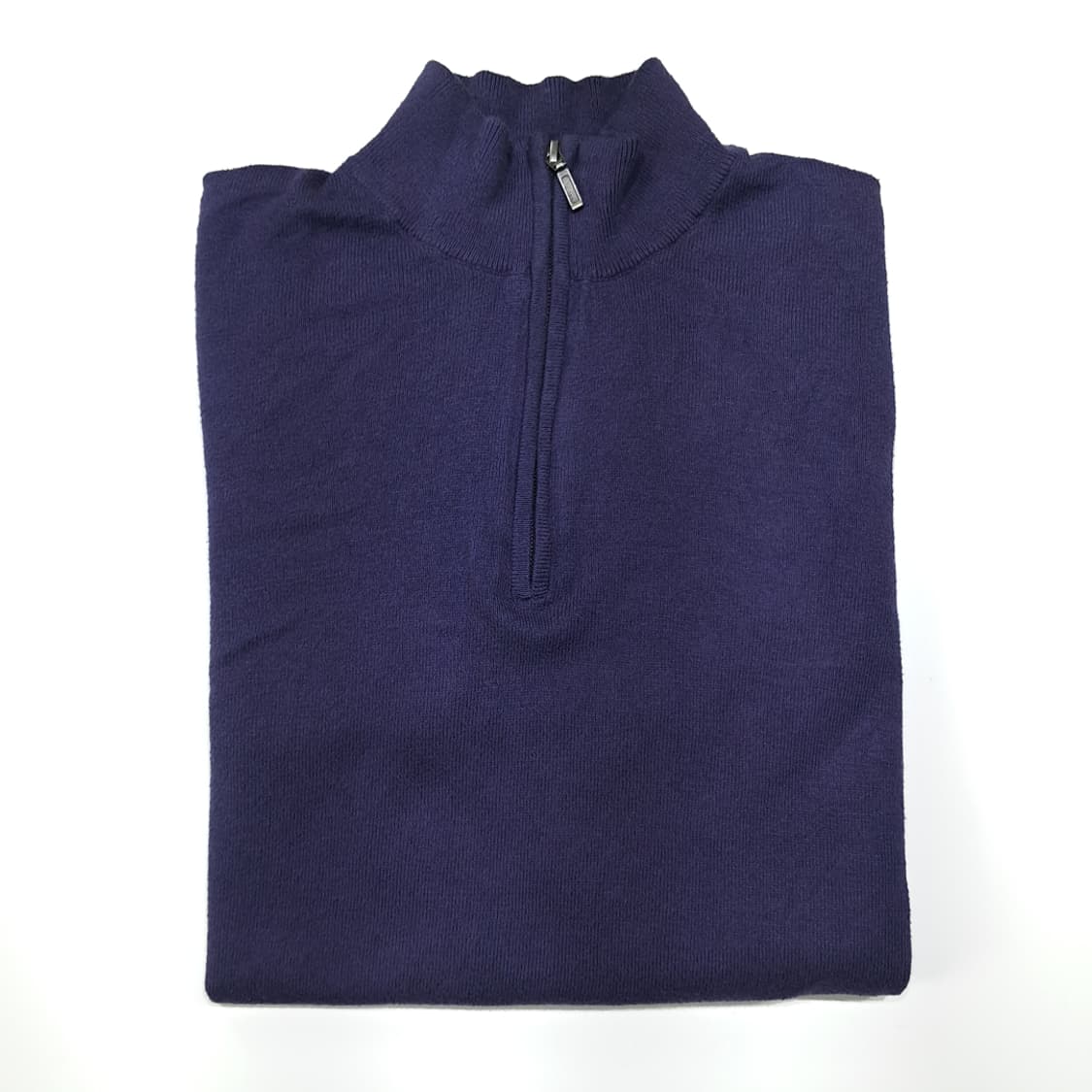 CL034 엘엘빈 코튼 캐시미어 딥퍼플 하프집업 니트 상품이미지7