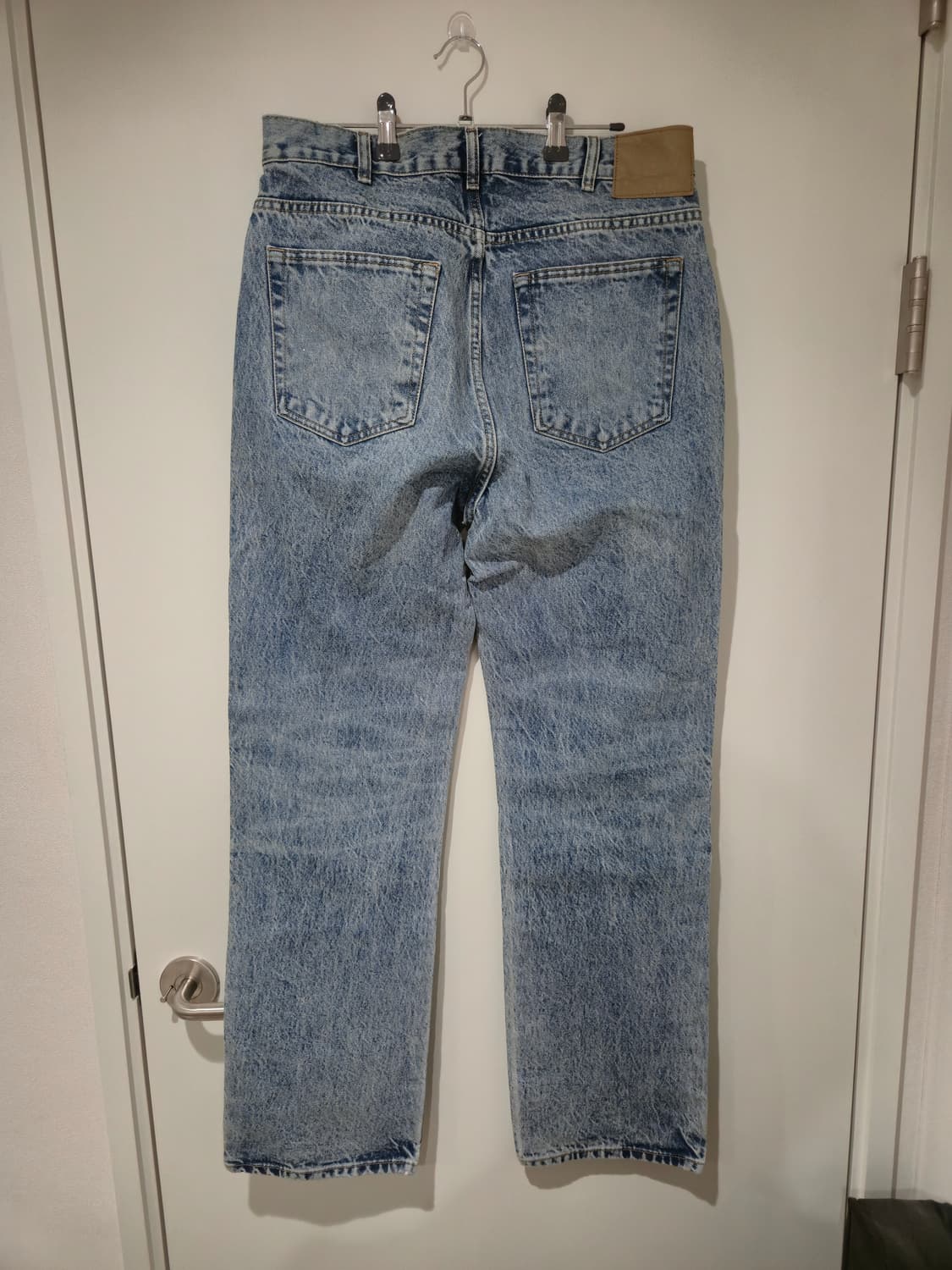 [자라] 앵클 스트레이트 레그 진 연청워싱 31 상품이미지2