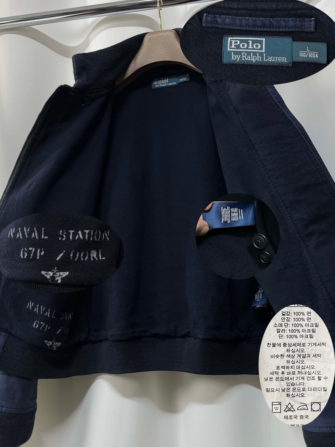 폴로 랄프로렌 USN Naval N-1 미해군 덱자켓 상품이미지3