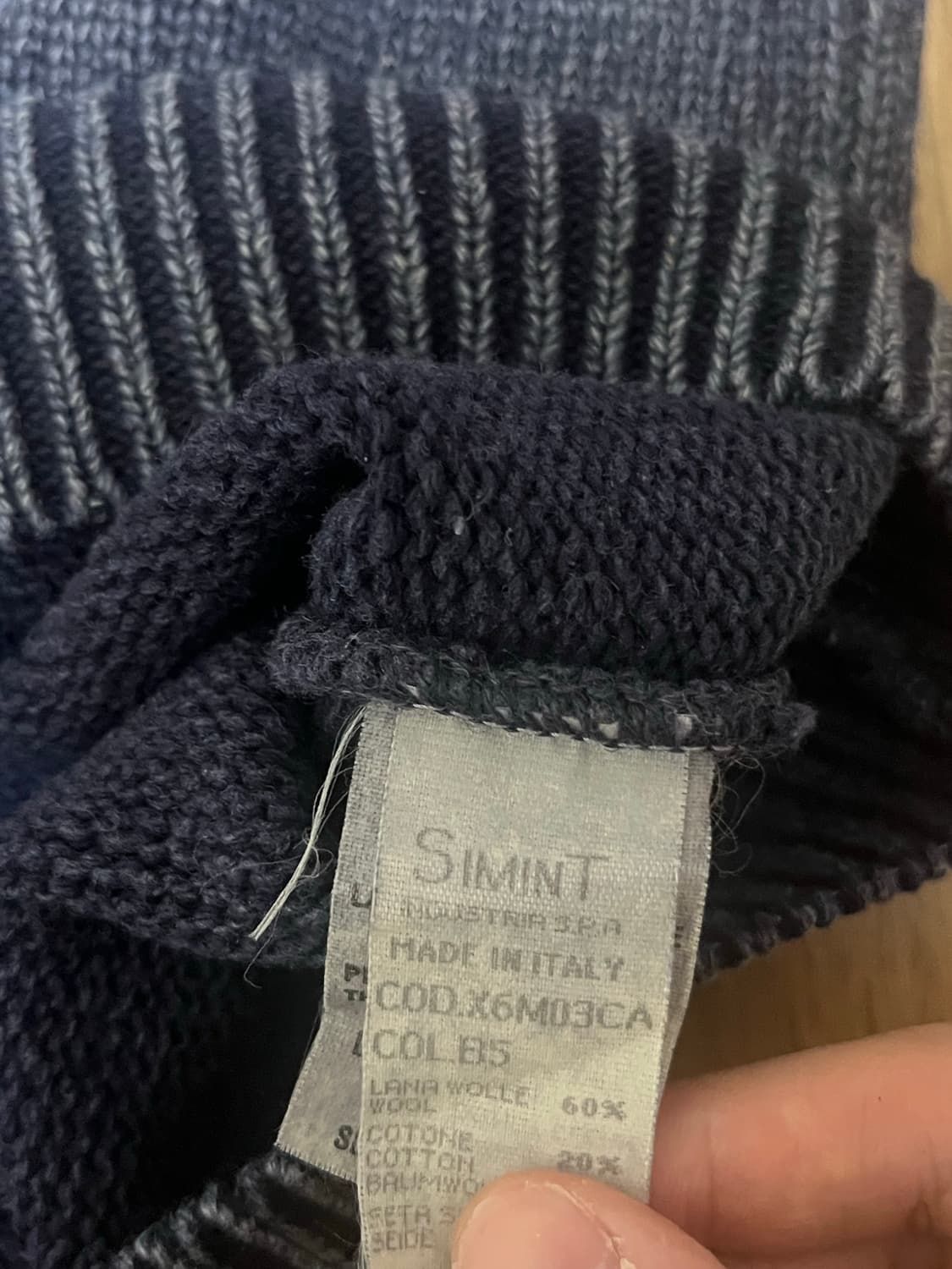 90s armani jeans knit sweater 상품이미지3