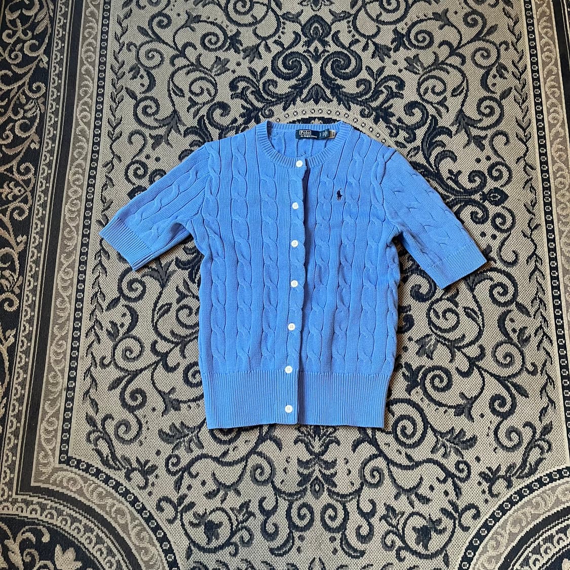 S 폴로 케이블 니트 가디건/W2346 상품이미지1