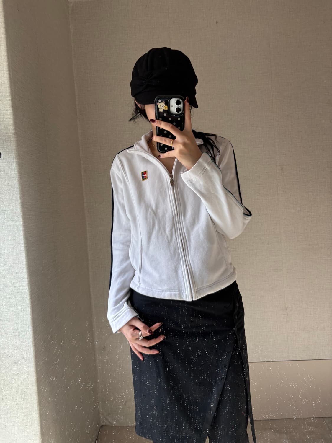 나이키 00s 화이트 면집업 상품이미지4