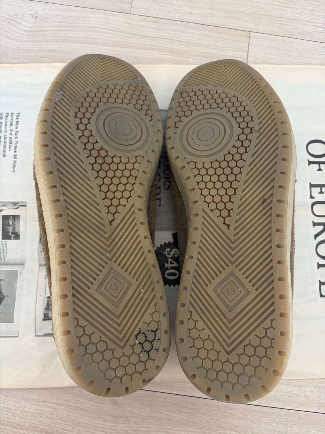 [S급/풀박스] 마시모두띠 독일군 스웨이드 스니커즈 (275/43) 상품이미지8