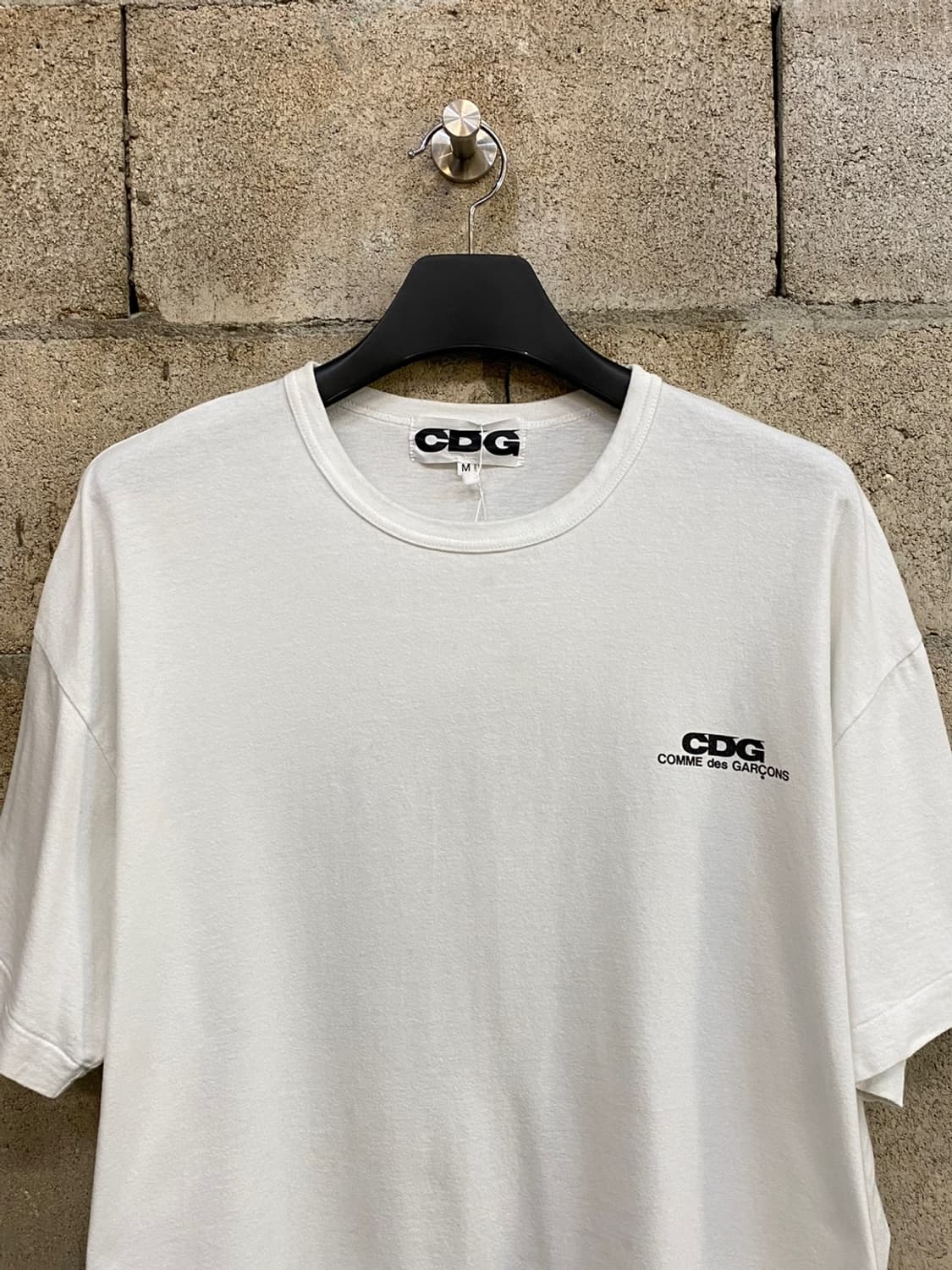 CDG 꼼데가르송 오버사이즈 로고 반팔 티셔츠 상품이미지2
