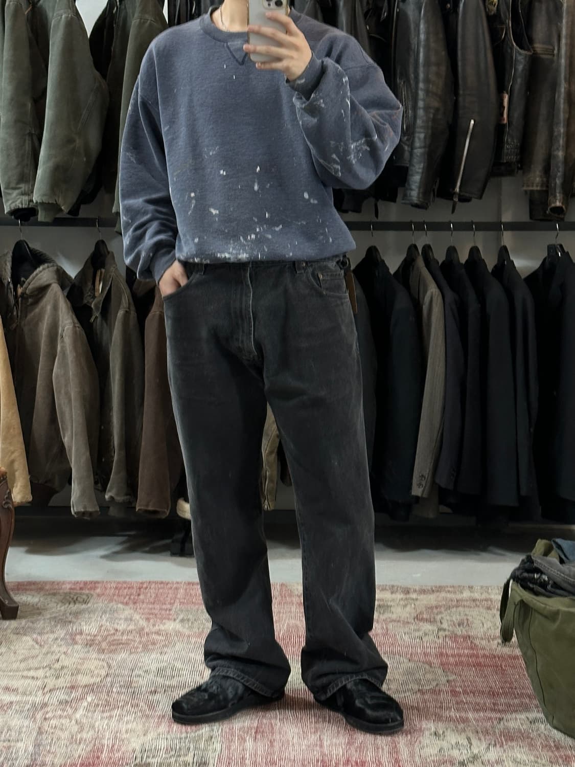 00's 리바이스 517 블랙 부츠컷 플레어진 상품이미지2