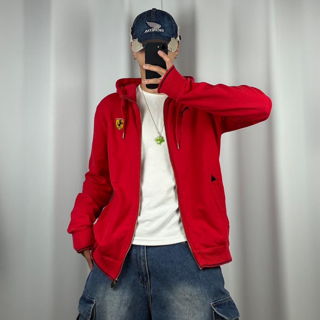 <페라리 x 푸마 빈티지 후드집업> No.1479 상품이미지2