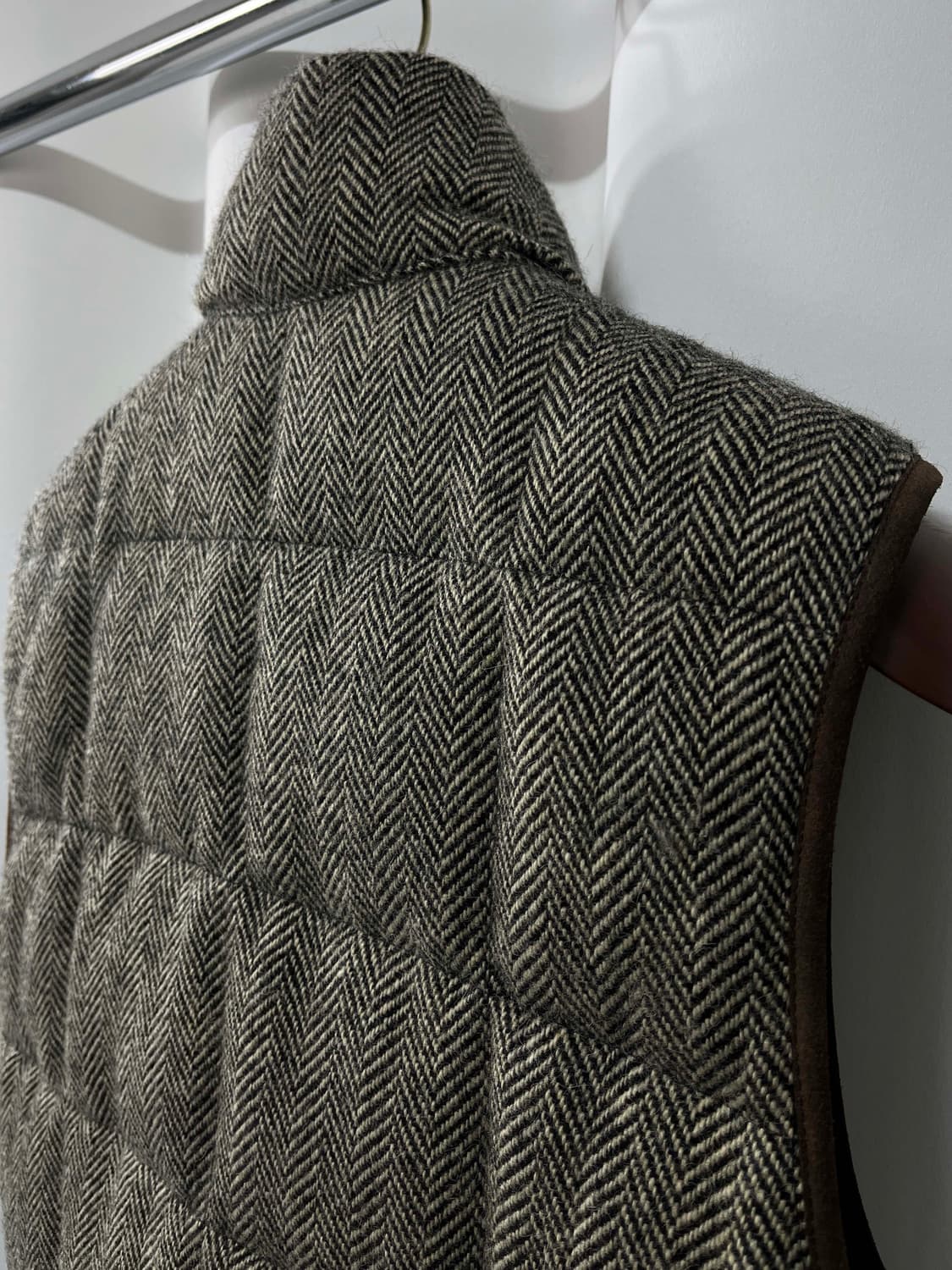 폴로 랄프로렌 알파카 울 헤링본 헌팅 다운 베스트 자켓 상품이미지8