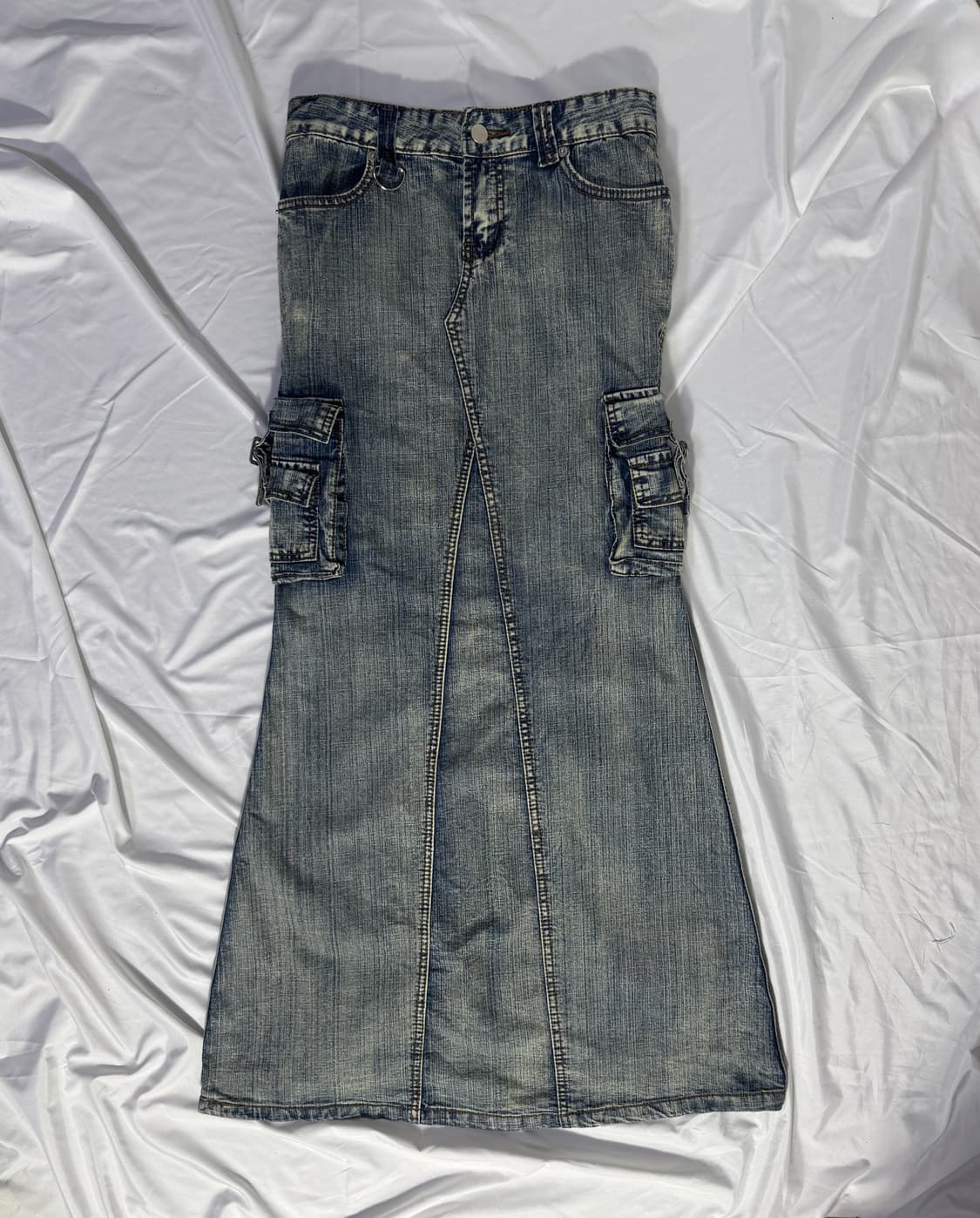 escape 카고 데님 스커트 y2k goa lgb 상품이미지2