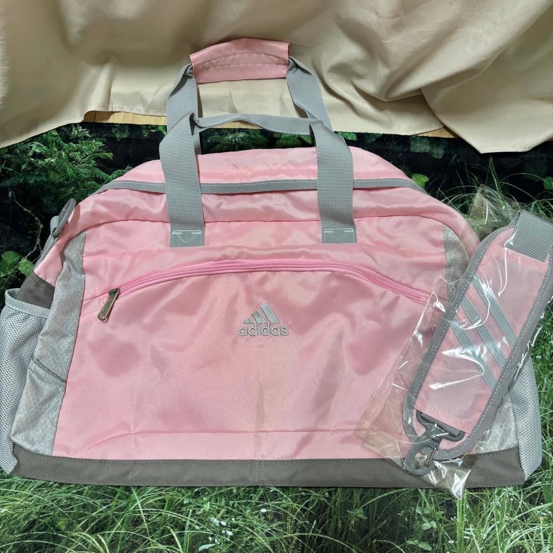 아디다스 딸기우유 보스턴백 크로스백 숄더백 갸루 연핑크 대장템 스포티 상품이미지1