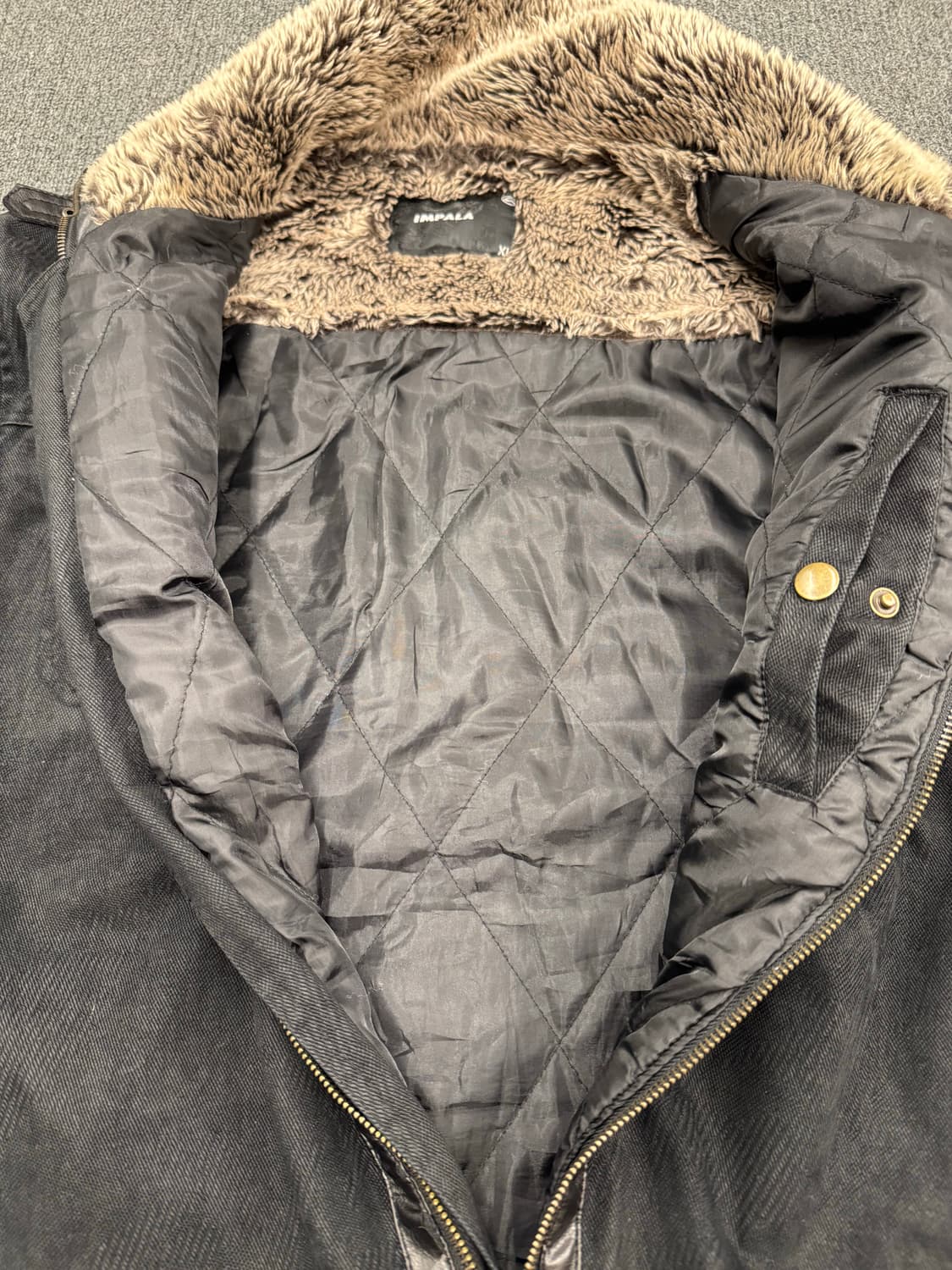 XL)IMPALA 빈티지 Y2K 무스탕(버클X) 상품이미지6