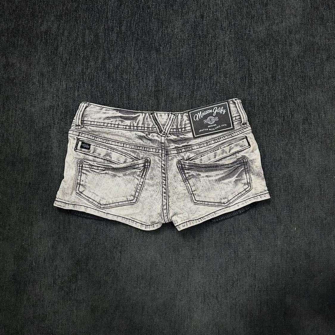 masion gilfy zip detail short 상품이미지2