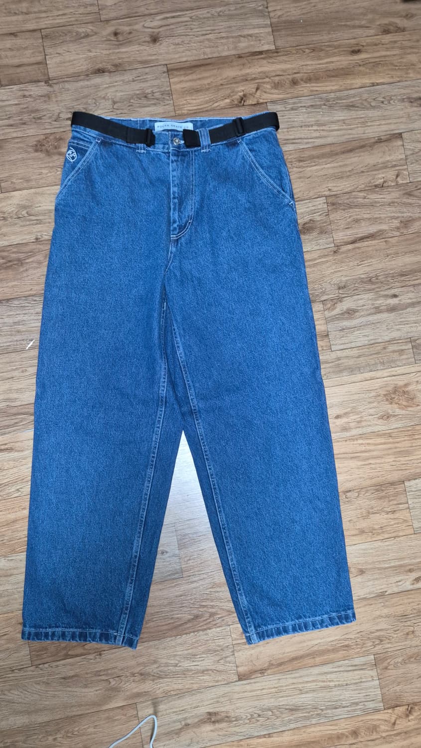 폴라스케이트 빅보이 워크팬츠 m 워시드블루 상품이미지1