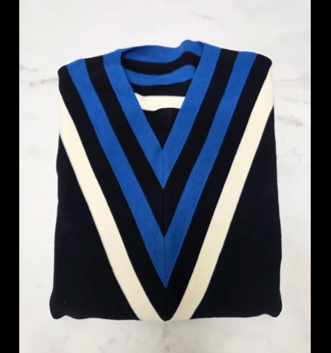 한섬 시스템 SYSTEM 브이넥 니트 티셔츠 100 FW2020 상품이미지2