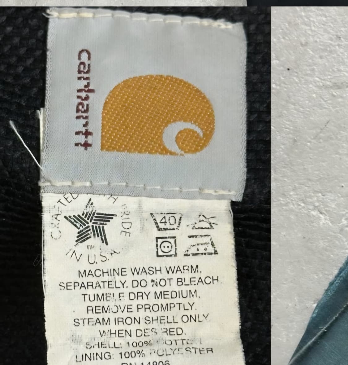 칼하트 JR455 아쿠아 액티브 후드집업 XL USA 상품이미지4