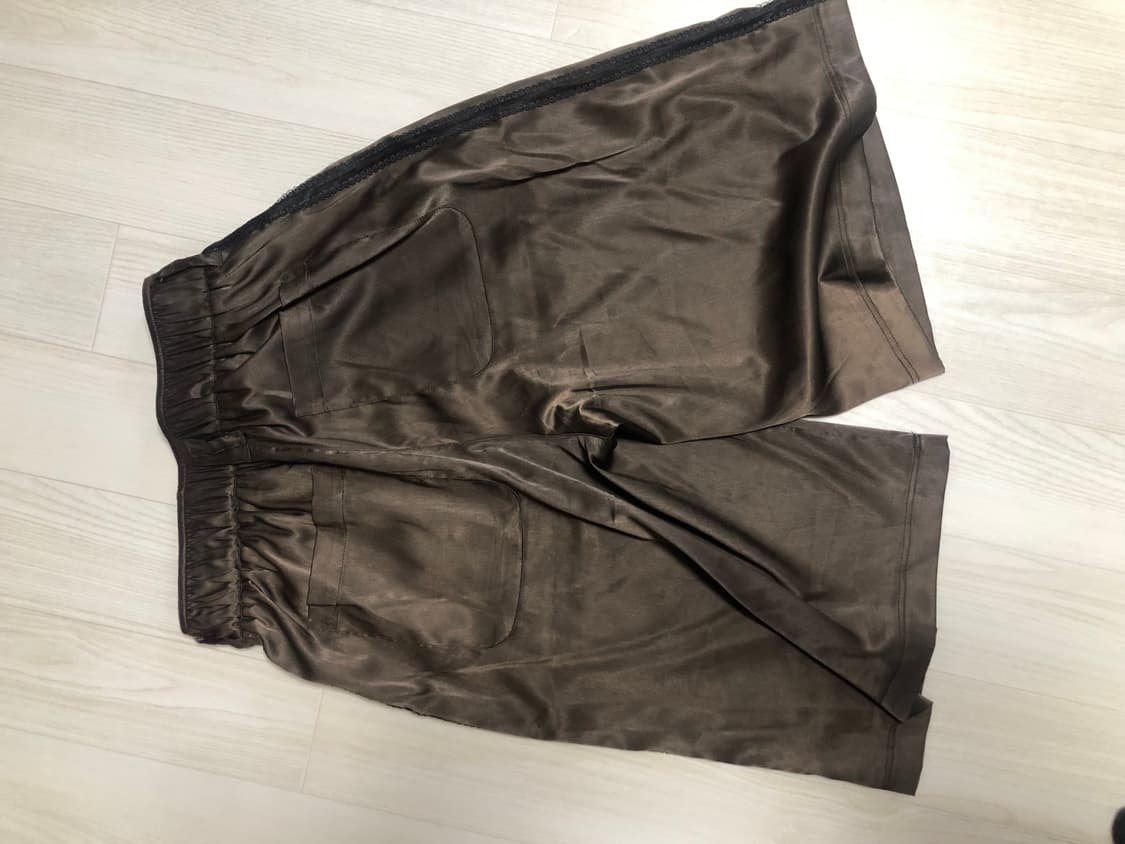 밀로우먼 새틴 레이스 반바지 상품이미지2