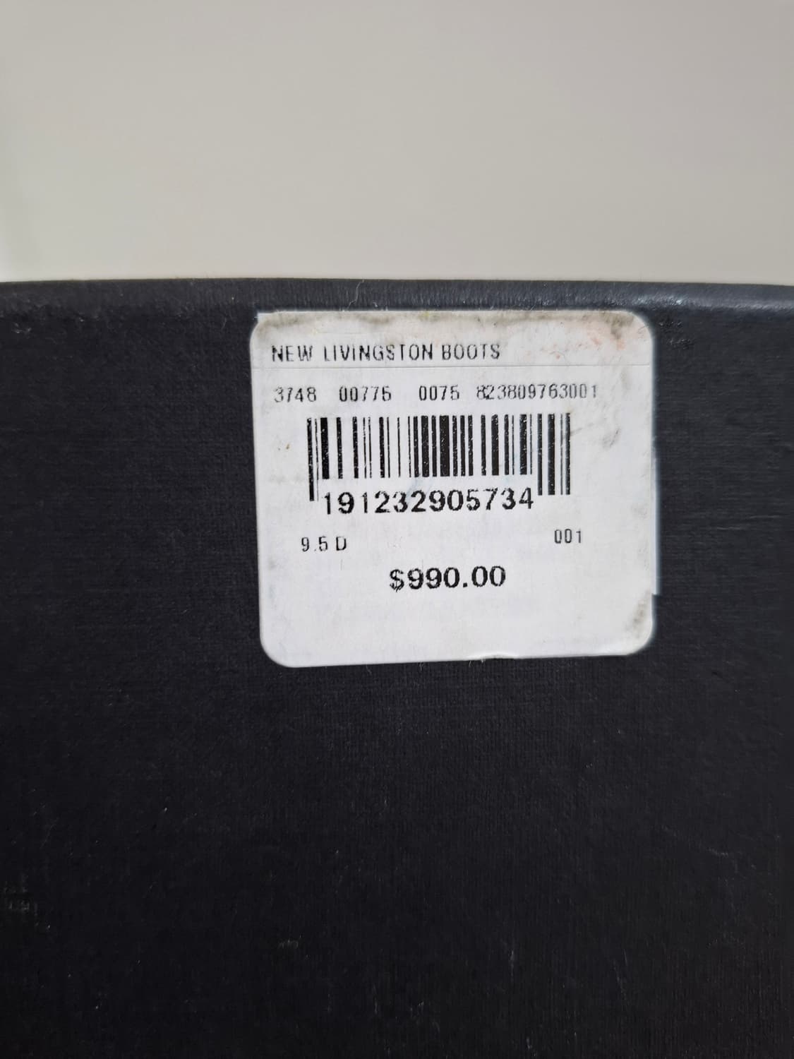 275 더블알엘 뉴 리빙스턴 부츠 블랙 콩그레스 웨스턴 상품이미지8