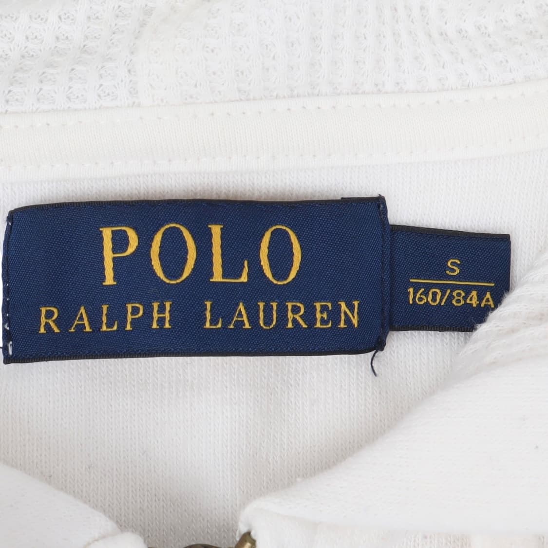 폴로 랄프로렌 우먼스 화이트 베이직포니 후드집업 상품이미지8