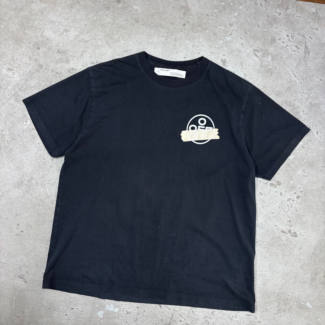 오프화이트 반팔티[2434] 상품이미지3